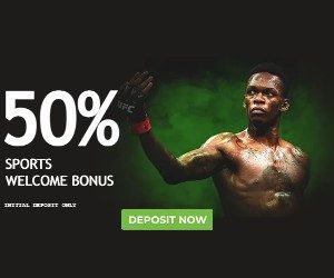 MyBookie 50% deposit ufc